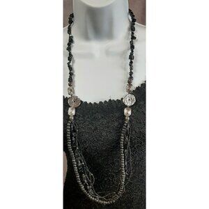 Abstract Gothic Chunky Beaded Necklace